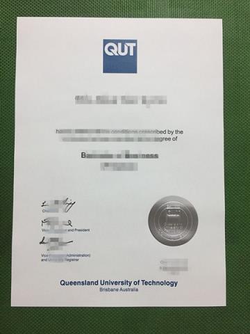 昆士兰科技大学毕业证图片Queensland University of Technology Diploma