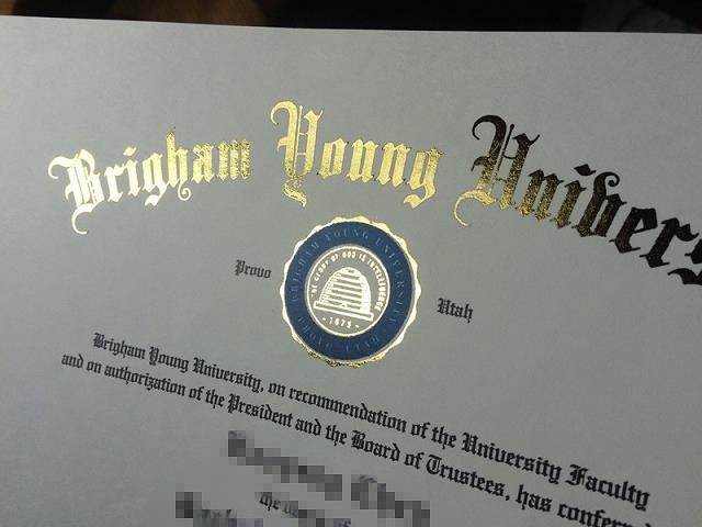 杨百翰大学毕业证图片Brigham Young University Diploma