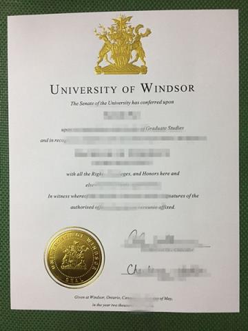温莎大学毕业证认证成绩单Diploma