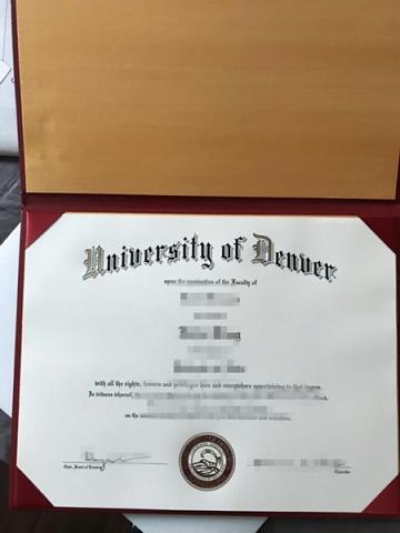 丹佛大学文凭模板认Z成绩单Diploma
