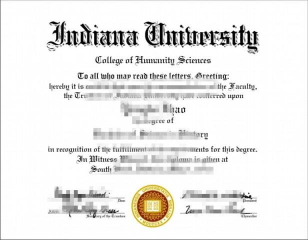 印第安河社区学院毕业书样本认Z成绩单Diploma