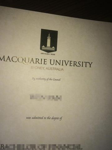 麦考瑞大学毕业证认证成绩单Diploma