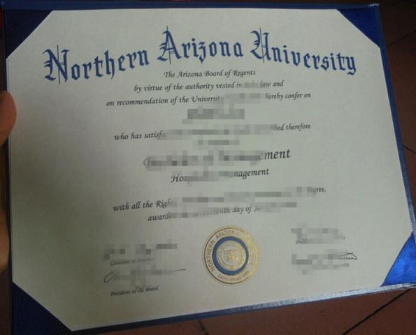 北亚利桑那大学毕业模板认Z成绩单Diploma