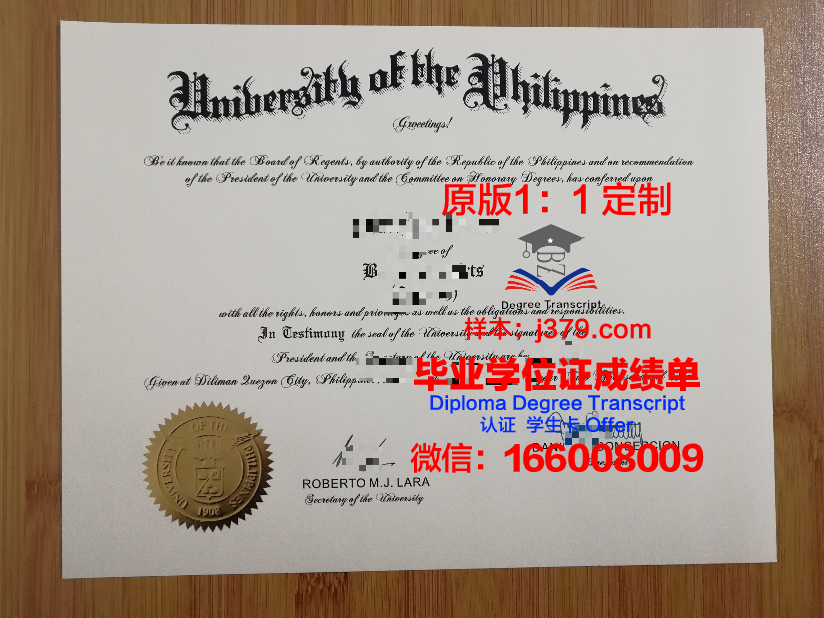 菲律宾大学宿务学院毕业证定制：承载荣誉与回忆的证书