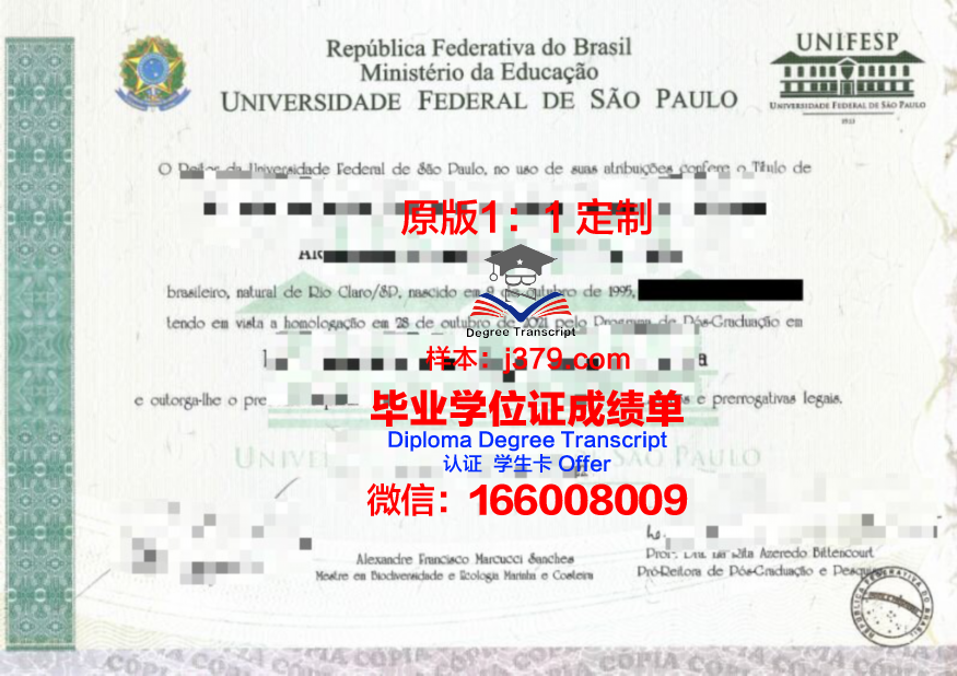 奎松市圣保罗大学毕业证翻译(圣保罗大学留学学费)