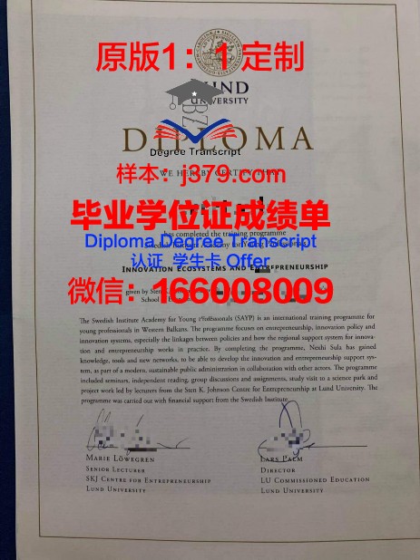 瑞典体育与健康科学学院毕业证